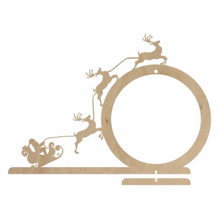 1822-126-435 Stojak na bombkę, wys. 16 cm - wzór 14