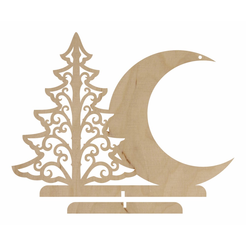 1822-126-435 Stojak na bombkę, wys. 16 cm - wzór 7