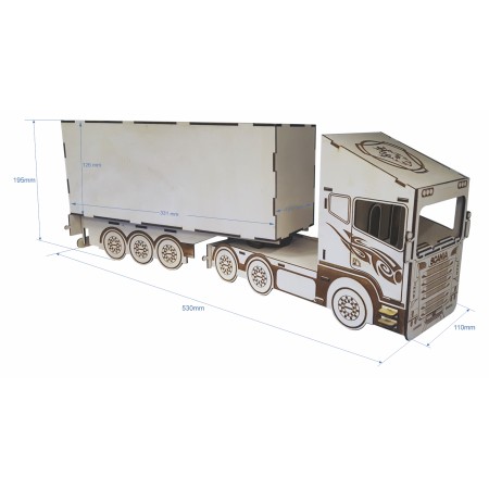 1822-126-427 Ciężarówka, TIR na alkohol - wymiar
