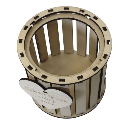 1822-126-400 Pudełko na cukierki, Upominek,  Kwiat box - środek