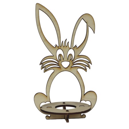 1822-126-403 Stojak na jajko, zając Wielkanocny