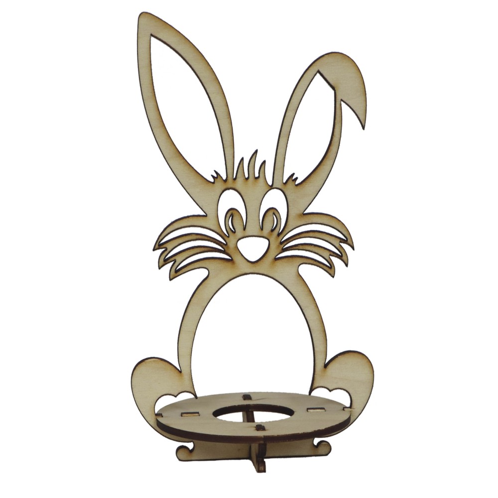 1822-126-403 Stojak na jajko, zając Wielkanocny