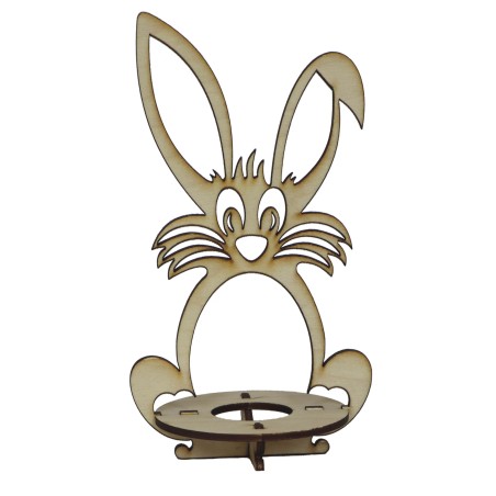 1822-126-403 Stojak na jajko, zając Wielkanocny