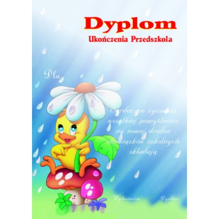 1829-314-002 Dyplom Ukończenia Przedszkola - wzór 66