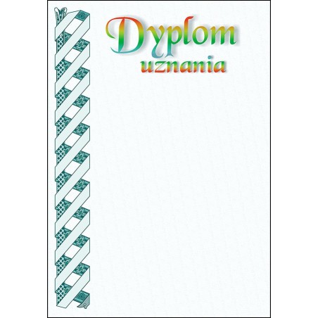 1829-314-006 Dyplom uznania - wzór 07