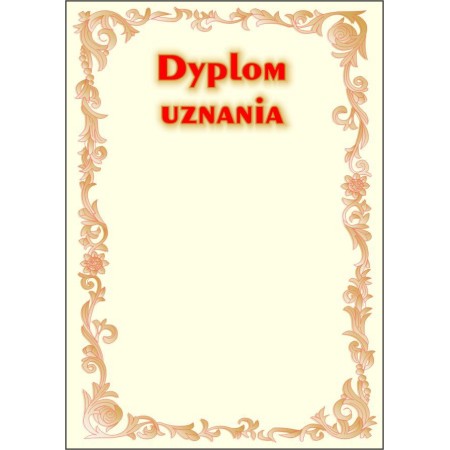 1829-314-006 Dyplom uznania - wzór 24