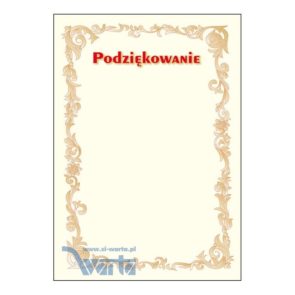 1829-314-006 Podziękowanie - wzór 04