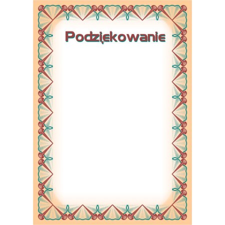 1829-314-006 Podziękowanie - wzór 20