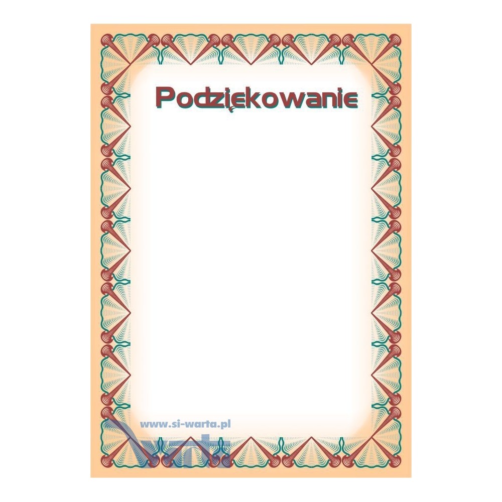 1829-314-006 Podziękowanie - wzór 20