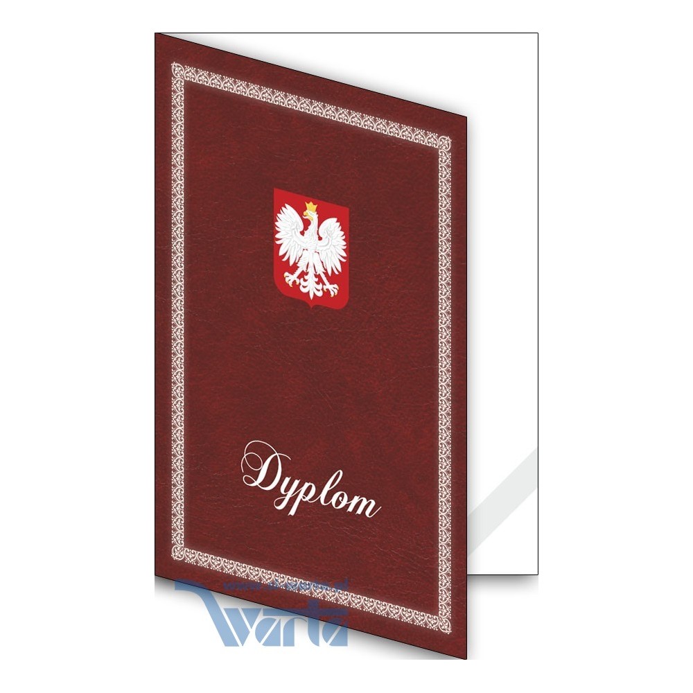 1824-333-700 Okładka okolicznościowa - Dyplom - wzór 21, z paskiem narożnym