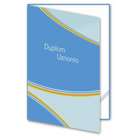 1824-339-300 Okładka na dyplom A4, okleina drukowana i laminowana - Wzór 34 - Dyplom Uznania