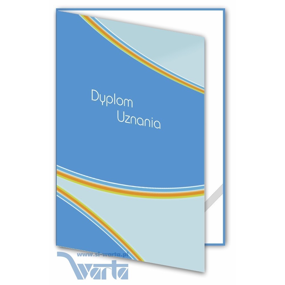 1824-339-300 Okładka na dyplom A4, okleina drukowana i laminowana - Wzór 34 - Dyplom Uznania