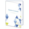 1824-339-300 Okładka na dyplom A4, okleina drukowana i laminowana - Wzór 42 - Dyplom Uznania