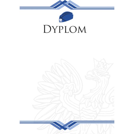 1829-314-006 Dyplom dla Policji - wzór 39