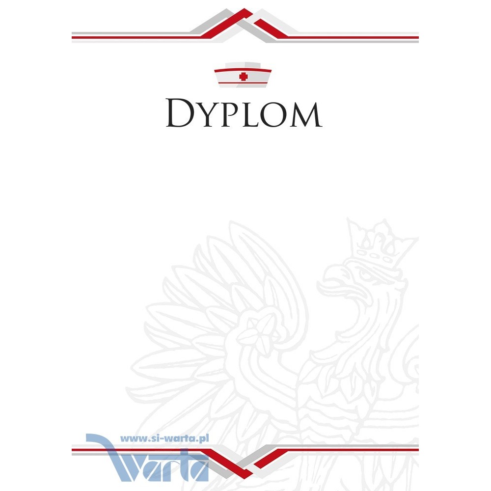 1829-314-006 Dyplom dla Służby Zdrowia - wzór 46