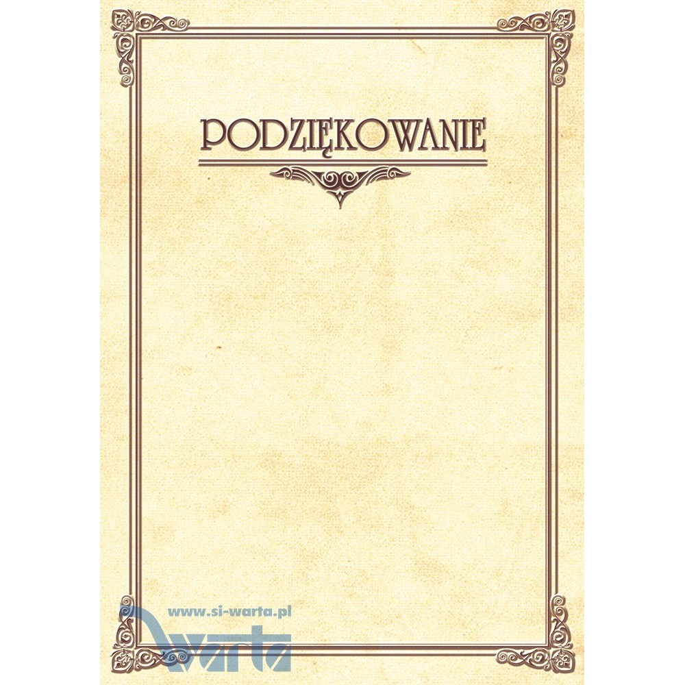 1829-314-006 Podziękowanie - wzór 54