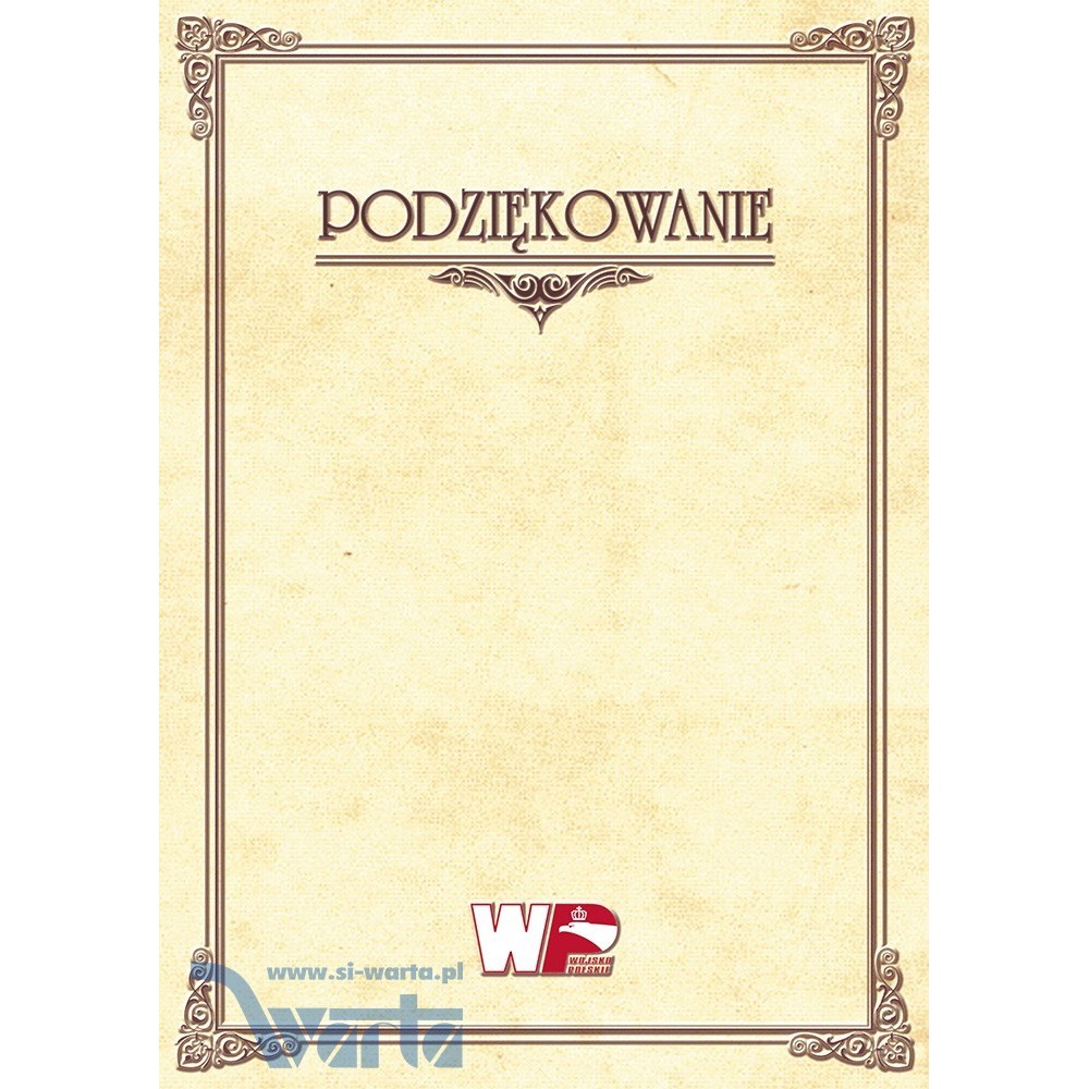 1829-314-006 Podziękowanie dla Wojska - wzór 63