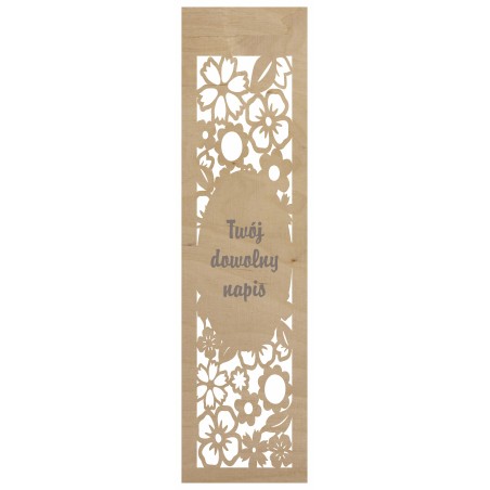 1822-126-425 Skrzynka na wino, alkohol, butelkę - ażurowa z grawerem - wzór 2