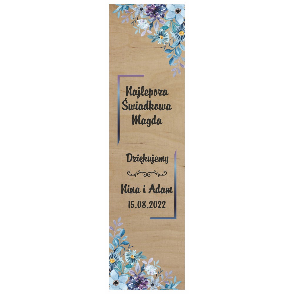 1822-126-420 Skrzynka na wino, alkohol, butelkę z kolorowym nadrukiem UV - wzór 3