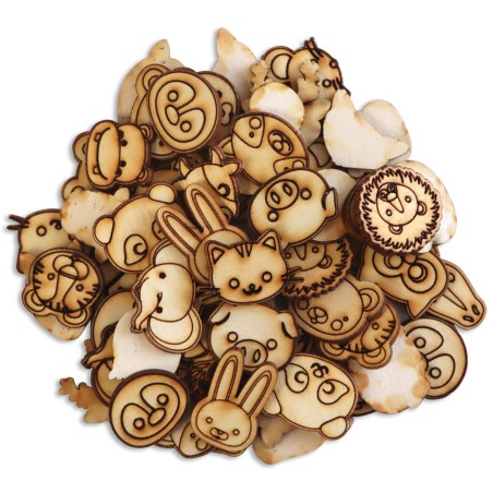 1822-126-448 Scrapki - komplet ozdób wzór 5