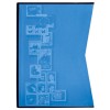 Klaser filatelistyczny 215x302, 12k, z futerałem, okładka drukowana - niebieski futerał