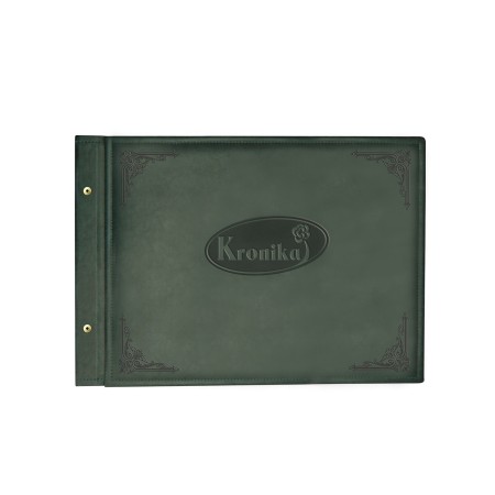 1829-319-075 Kronika 420x297, skóropodobna zieleń okładka