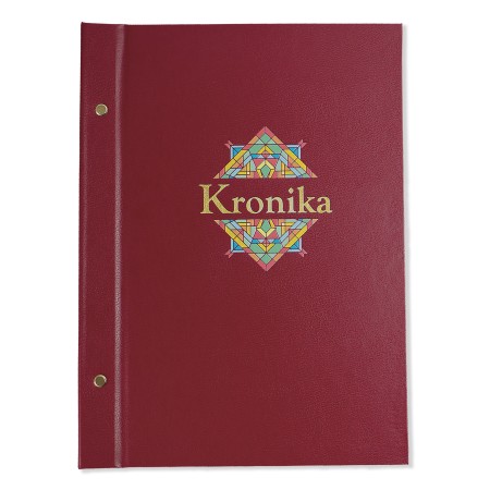 1829-319-061 Kronika 250x345, malowana - bordo okładka