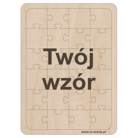1822-126-478 Puzzle grawerowane A5 (7 wzorów) - wzór 1 1822-126-478 Puzzle grawerowane A5 (7 wzorów) - wzór 1