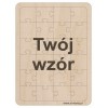 1822-126-478 Puzzle grawerowane A5 (7 wzorów) - wzór 1