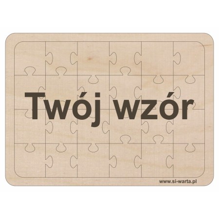 1822-126-478 Puzzle grawerowane A5 (7 wzorów) - wzór 1