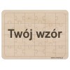 1822-126-478 Puzzle grawerowane A5 (7 wzorów) - wzór 1