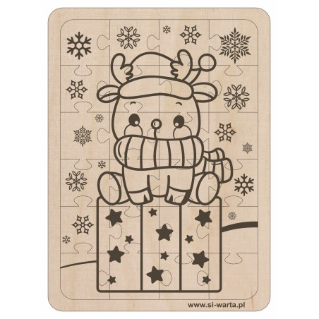 1822-126-478 Puzzle grawerowane A5 (7 wzorów) - wzór 4 1822-126-478 Puzzle grawerowane A5 (7 wzorów) - wzór 4