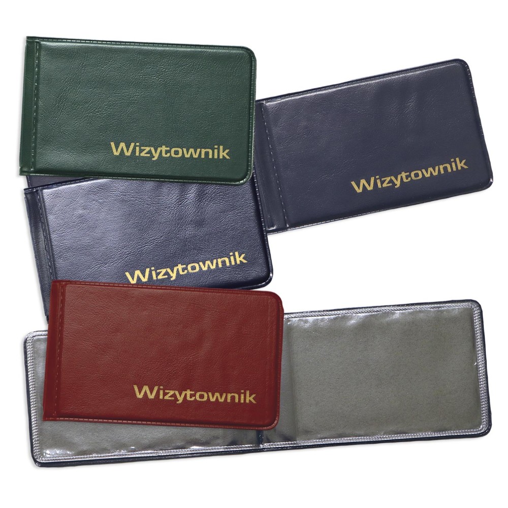 2883-999-008 Wizytownik na 12 wizytówek 116x65, folia galanteryjna