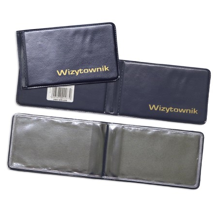 2883-999-008 Wizytownik na 12 wizytówek 116x65, folia galanteryjna