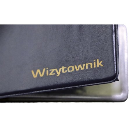 2883-999-008 Wizytownik na 12 wizytówek 116x65, folia galanteryjna