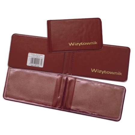 2883-999-008 Wizytownik na 12 wizytówek 116x65, folia galanteryjna