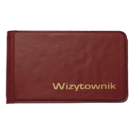 2883-999-008 Wizytownik na 12 wizytówek 116x65, folia galanteryjna