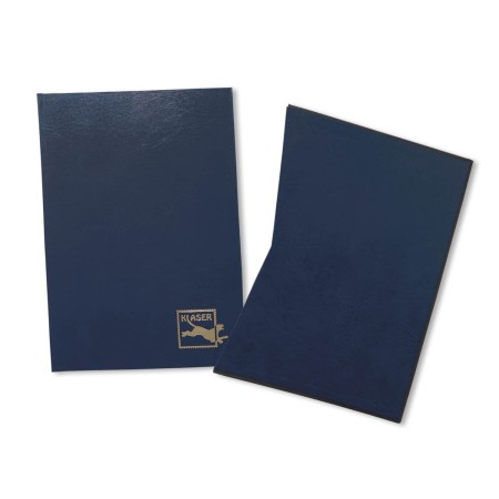 1829-110-001 Klaser filatelistyczny 215x305, 12k, z futerałem - granatowy