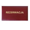 1824-339-146 Tabliczka Rezerwacja 155x85 - bordo