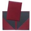 1824-339-147 Płatnik kelnerski 105x155 z kieszeniami - bordo