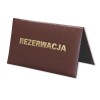 1824-339-146 Tabliczka Rezerwacja 155x85 - brąz