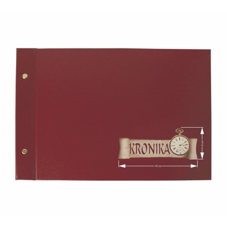 1829-319-301 Kronika 345x255, z indywidualnym nadrukiem UV do 100cm2 - przykładowe wymiary nadruku