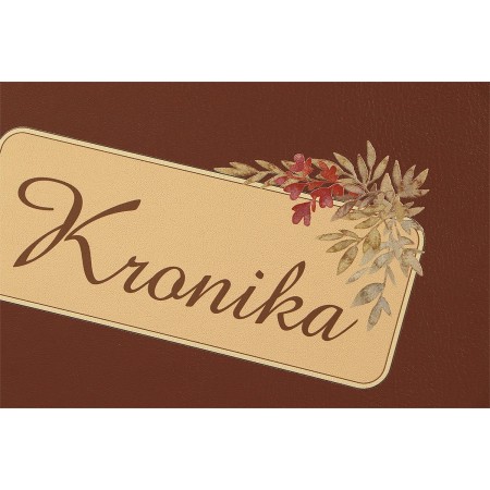 1829-319-301 Kronika 345x255, z indywidualnym nadrukiem UV do 100cm2 - jakość druku UV