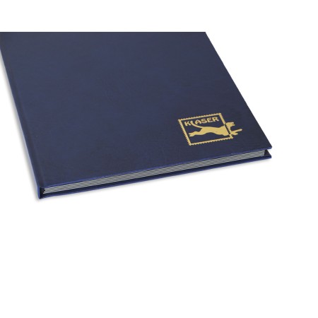 1829-110-004 Klaser filatelistyczny 215x302,  6k, z futerałem - granatowy bok