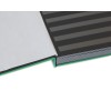 1829-110-007 Klaser filatelistyczny 215x302, 12k, z futerałem, okładka drukowana - zielony blok