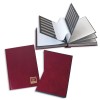 1829-110-010 Klaser filatelistyczny 215x305, 24k, z futerałem - bordo