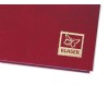 1829-110-010 Klaser filatelistyczny 215x305, 24k, z futerałem - bordo bok