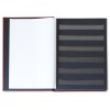 1829-110-010 Klaser filatelistyczny 215x305, 24k, z futerałem - bordo blok