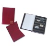 1829-110-010 Klaser filatelistyczny 215x305, 24k, z futerałem - bordo