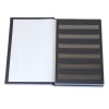 1829-110-010 Klaser filatelistyczny 215x305, 24k, z futerałem - granat blok